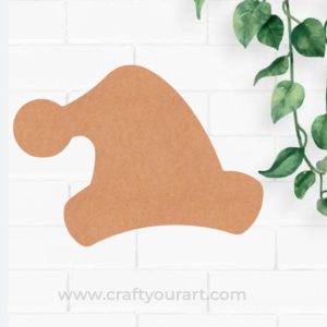 Christmas Cap Cutout Mdf Design 1